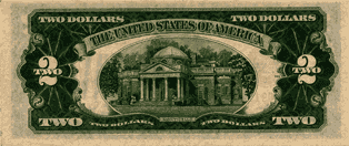 1928 U.S. $2 reverse