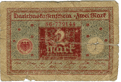 Germany, 2 marks, 1920